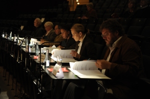 Die Jury in der ersten Runde des Internationalen Wettbewerbs für Liedkunst Stuttgart 2010